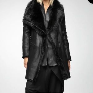 Shearling Leather Coat